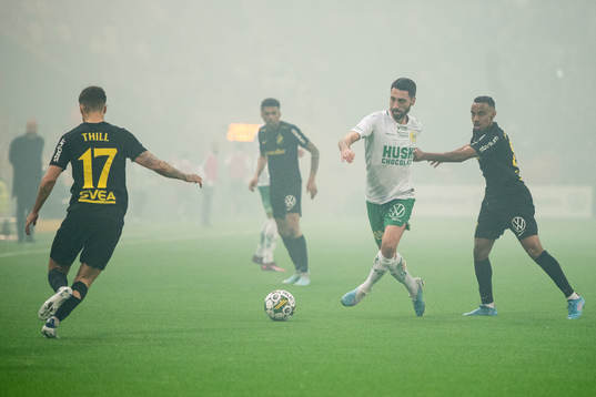 Hammarbys Nahir Besara och AIKs Bilal Hussein