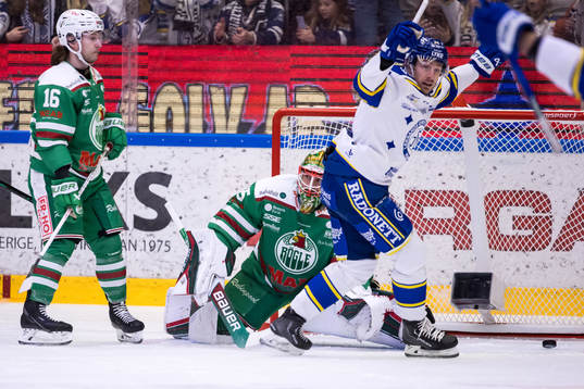 Rögles målvakt Christoffer Rifalk och Rögles Valtteri
