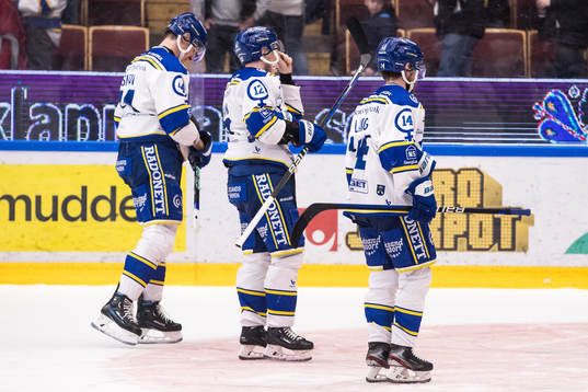 Leksands Carter Ashton och Kalle Östman och Oskar Lang