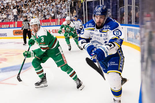 Rögles Michael Kapla och Leksands Marek Hrivik