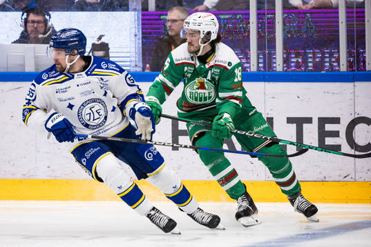 Leksands Jonas Ahnelöv och Rögles Dennis Everberg
