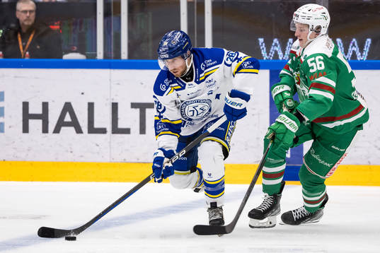 Leksands Justin Glenn Kloos och Rögles Adam Engström