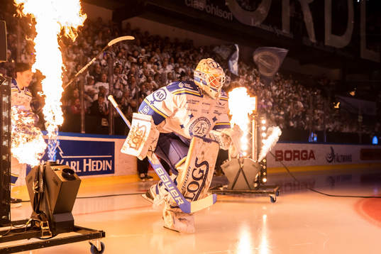 Leksands målvakt Mantas Armalis