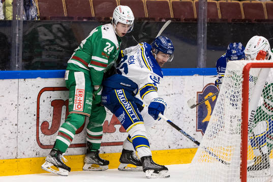 Rögles Marco Kasper och Leksands Patrik Noren