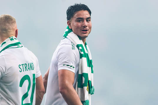 Hammarbys Jusef Erabi  jublar