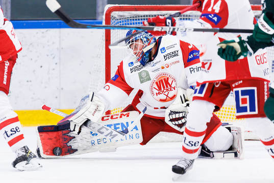 Västerviks målvakt Emil Kruse