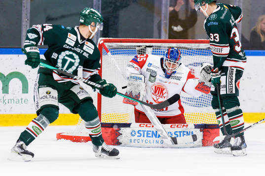 Västerviks målvakt Emil Kruse