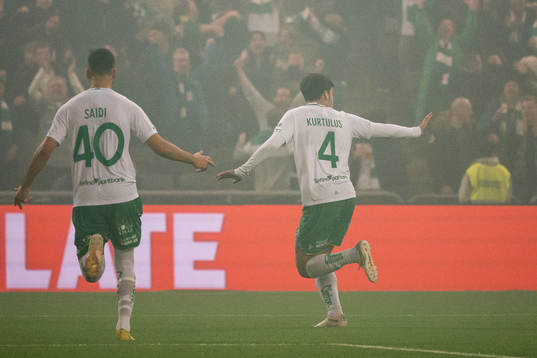 Hammarbys Edvin Kurtulus jublar