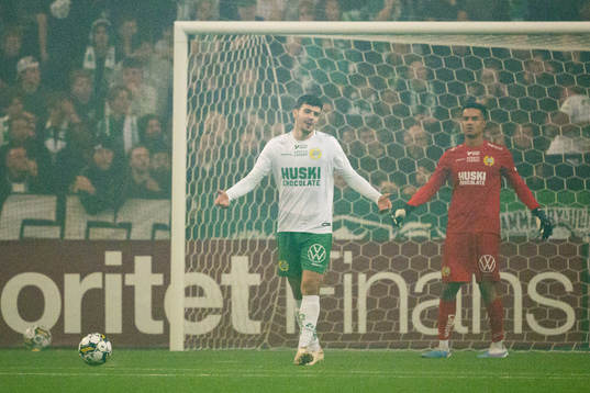 Hammarbys Edvin Kurtulus deppar