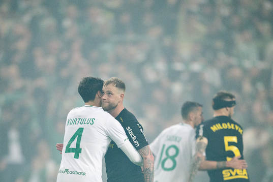 Hammarbys Edvin Kurtulus och AIKs John Guidetti