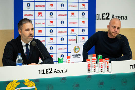Hammarbys tränare Marti Cifuentes och AIKs tränare