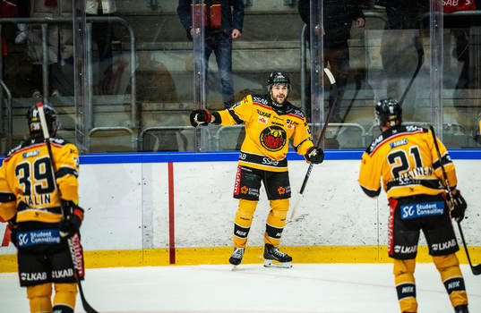Luleås Jonathan Andersson jublar