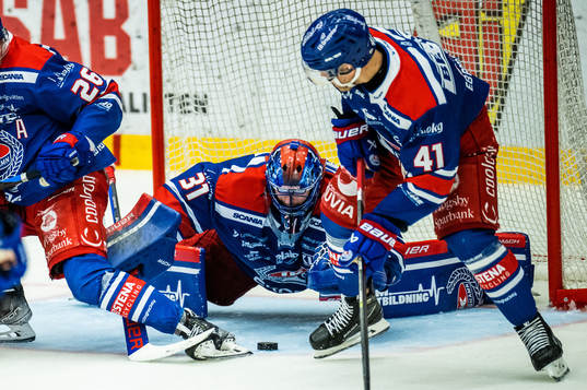 Oskarshamns målvakt Tim Juel