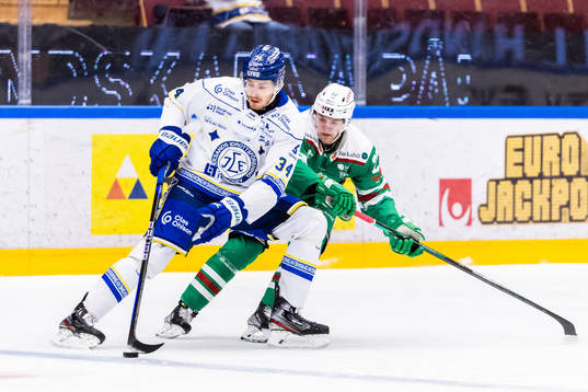 Leksands Peter Cehlarik och Rögles Linus Sjödin