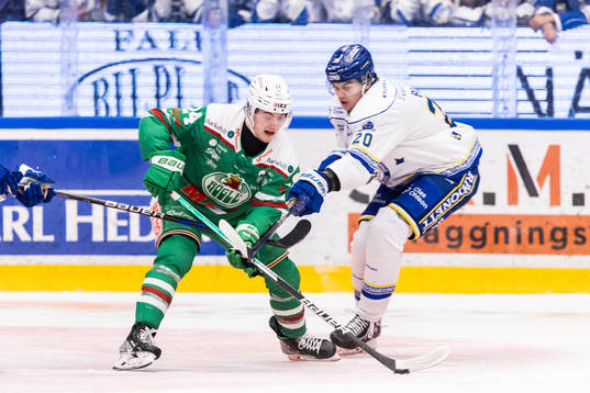 Rögles Marco Kasper och Leksands Lian Bichsel