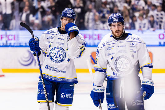 Leksands Jon Knuts och Matt Caito deppar
