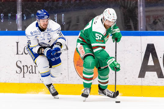 Leksands Lucas Elvenes och Rögles Vojtech Mozik