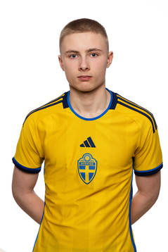 Malte Hallin i P16-landslaget
