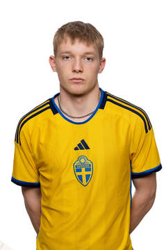 Olle Lövdahl i P16-landslaget