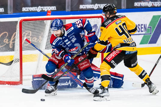 Oskarshamns David Quenneville och Luleås Tomi Sallinen