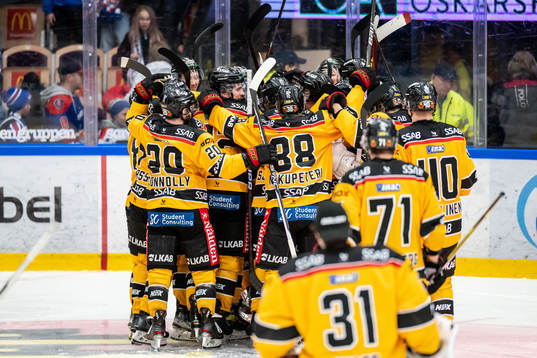 Luleås spelare jublar