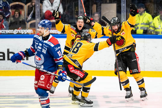 Luleås spelare jublar