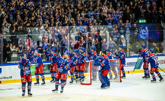 Oskarshamns spelare tackar publiken