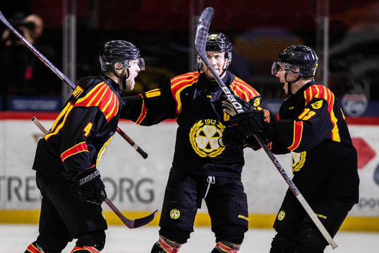 Brynäs Greg Scott jublar