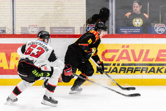 Malmö Redhawks Fredrik Händemark och Brynäs Dmytro