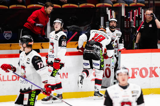 Malmö Redhawks Marcus Sylvegård har ont