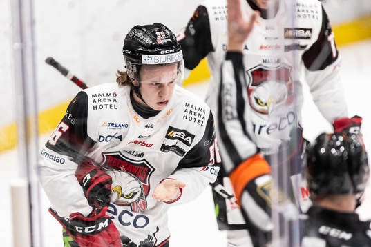 Malmö Redhawks Lukas Wernblom har ont