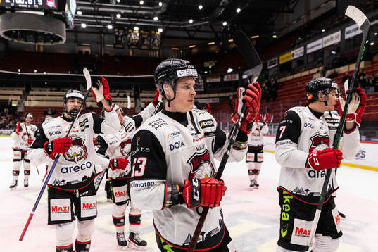 Malmö Redhawks Fredrik Händemark jublar