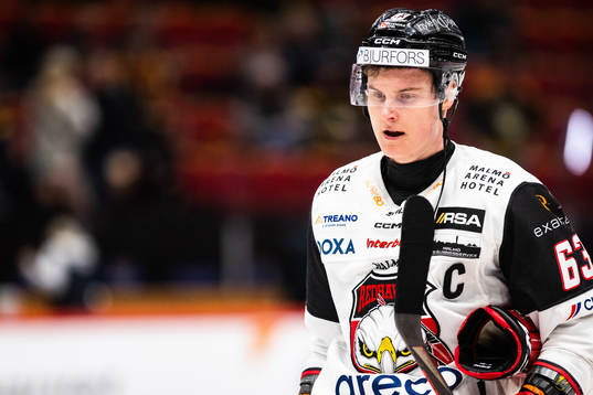 under match ett i kvalet till SHL mellan Brynäs och Malmö