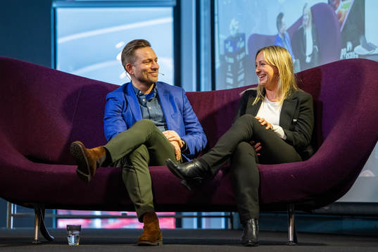 Steinar Nilsen and Hege Jørgensen