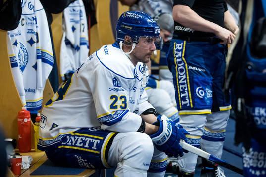 Leksands Mikael Ruohomaa innan åttondelsfinal tre i SHL