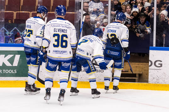 Leksands spelarna deppar