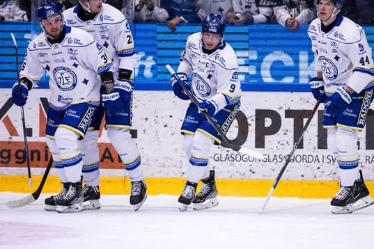 Leksands Patrik Zackrisson jubel