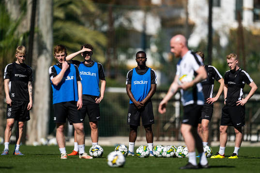 Melker Widell, Sam Hegdal, Max Nilsson, Kofi Asare och