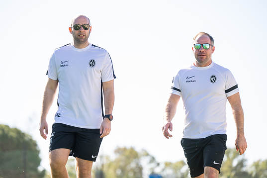 Klubbchef Michel Ekberg och teamleader Jonny Karlsson