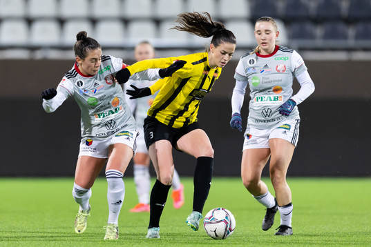 Lidköpings Alma Nygren och Häckens Andrea Simonovic