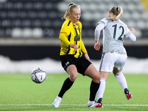 Häckens Molly Johansson och Lidköpings Janina Bramberg