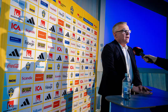 Bläddra bland fler bilder av Football, Sweden, Press conference 