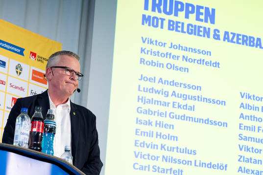 Janne Andersson, Head coach of Sweden