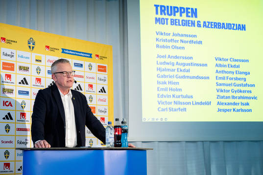 Janne Andersson, Head coach of Sweden