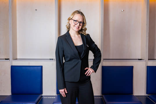 Sissel Gynnild Hartley poses for a portrait