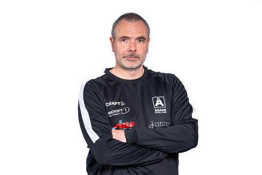 Eirik Fjeldstad, head coach of Åsane, poses for a portrait