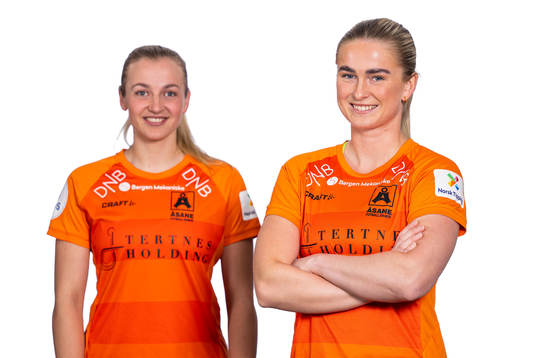 Alise Tvilde Evensen and Ida Skaar Kroken of Åsane pose