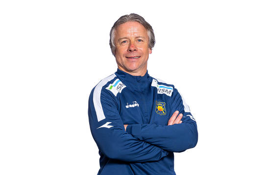 Geir Nordby, head coach of Røa, poses for a portrait