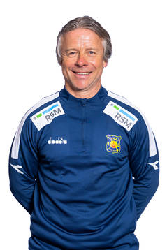 Geir Nordby, head coach of Røa, poses for a portrait