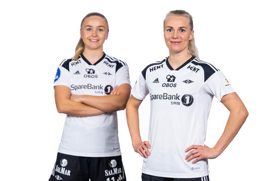 Anna Jøsendal and Mali Lilleås Næss of Rosenborg pose